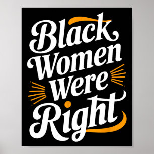 Póster Anti Trump Resiste Mujeres Negras Mujeres Negras T