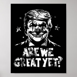 Póster Anti Trump somos grandes pero payasos