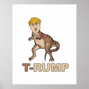 Póster Anti-Trump - T-RUMP - Anti-Trump -