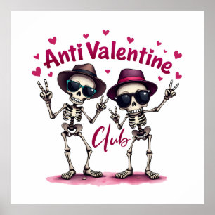 Póster Anti Valentine Club