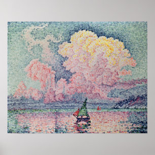 Póster Antibes, Cloud rosada, 1916