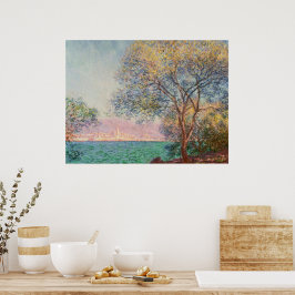 Póster Antibes de la mañana