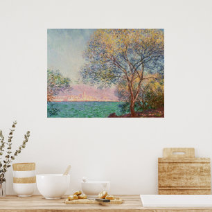 Póster Antibes de la mañana