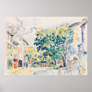 Póster Antibes de Signac