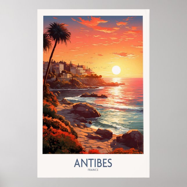 Póster Antibes France Poster (Frente)