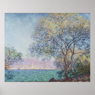 Póster Antibes por la mañana, Claude Monet, 1888