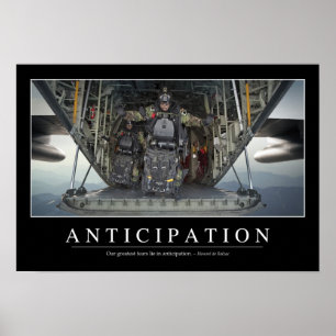 Póster Anticipación: cita Inspiradora
