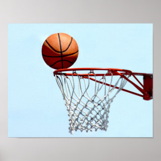 Póster Anticipación del baloncesto