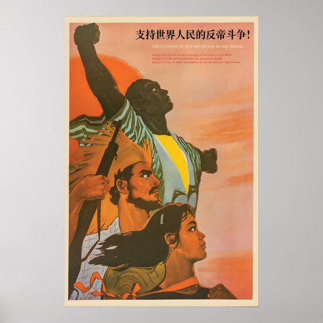 Póster Anticolonialista Apoya la (Frente)
