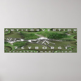 Póster "Anticonvención" cartel de 36"x12" (90cm x 30cm)