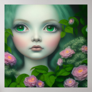 Póster Antidote Ivy Green Eyed Chica