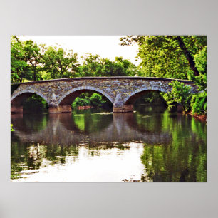 Póster Antietam Burnside Bridge