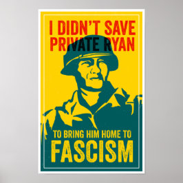 Póster ANTIFA POSTER: Saving Private Ryan | Digital 