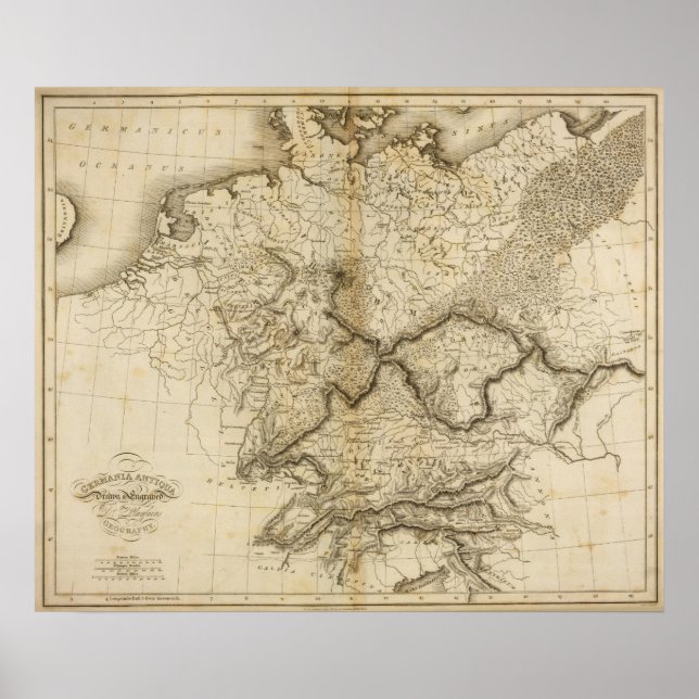 Póster Antigua Alemania (Frente)