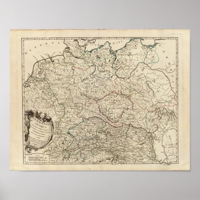 Póster Antigua Alemania 2 (Frente)