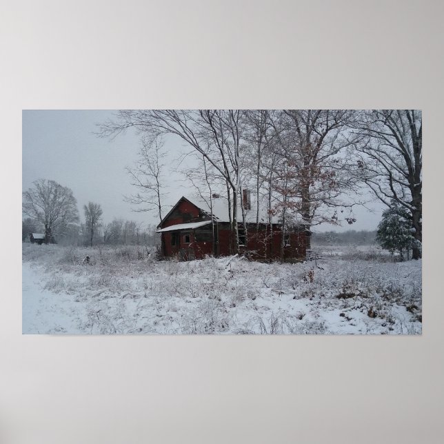 Póster Antigua Casa Roja (Frente)