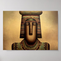 Antigua estatua egipcia