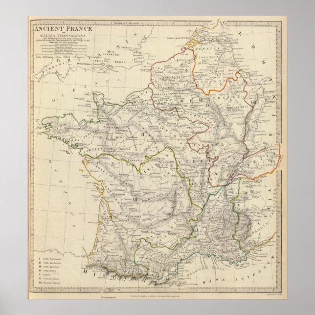 Póster Antigua Francia (Frente)
