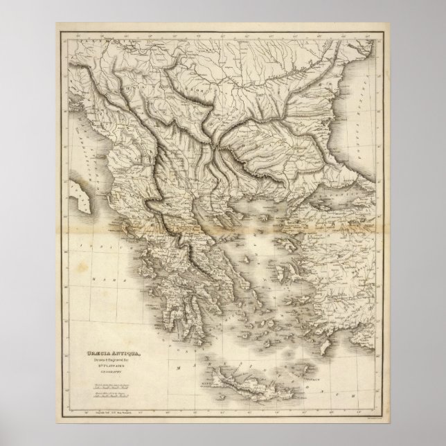 Póster Antigua Grecia (Frente)