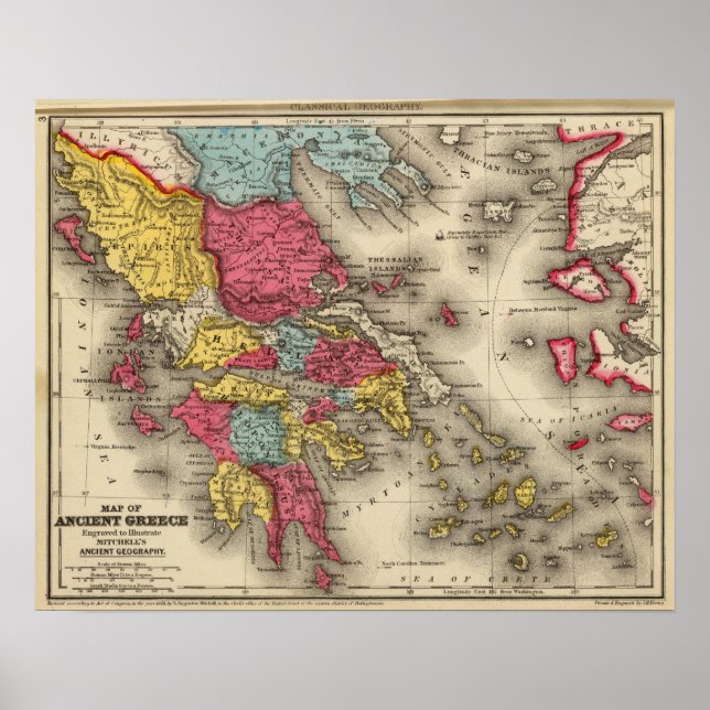 Póster Antigua Grecia 2 (Frente)