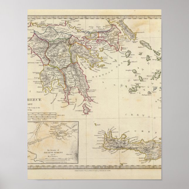 Póster Antigua Grecia, sur (Frente)