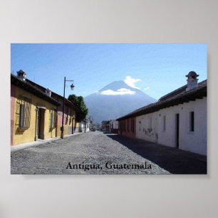 Póster Antigua, Guatemala