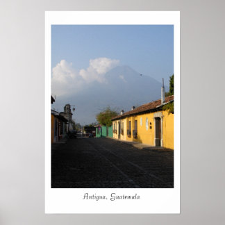 Póster Antigua, Guatemala