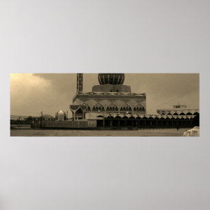 Póster Antigua Irak Bagdad Mezquita Buniya