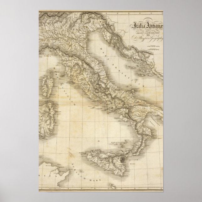 Póster Antigua Italia (Frente)