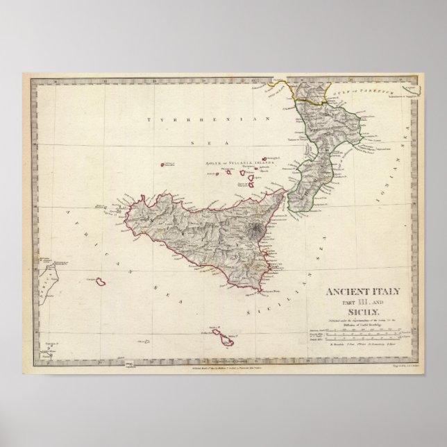 Póster Antigua Italia III (Frente)