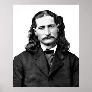PÓSTER ANTIGUA LEYENDA OCCIDENTAL BILL HICKOK