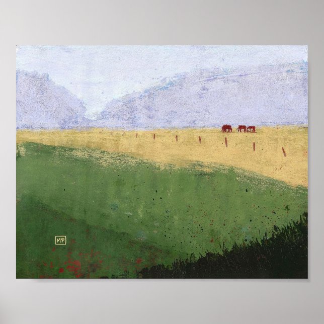 Póster Antigua línea de la cerca (Frente)