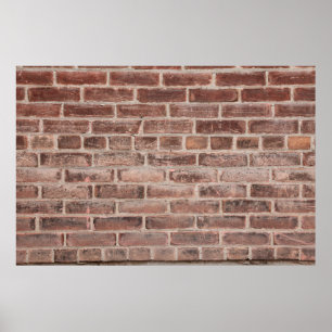 Póster Antigua muralla de texto de pared, abstracta, enve