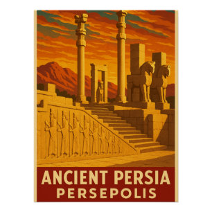 Póster Antigua Persia - Persepolis