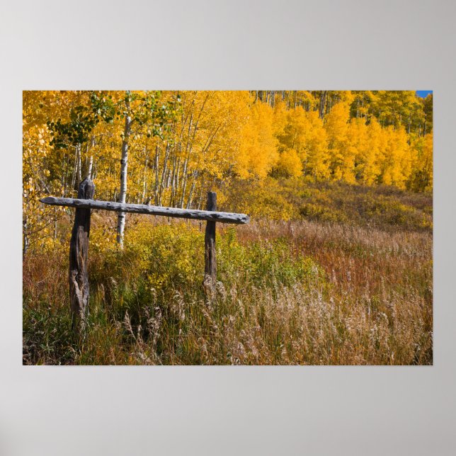 Póster Antigua pista de esquí de Grand Mesa (Frente)