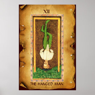 PÓSTER ANTIGUA RENAISSANCE TAROTS 12 / EL HOMBRE COLGADO