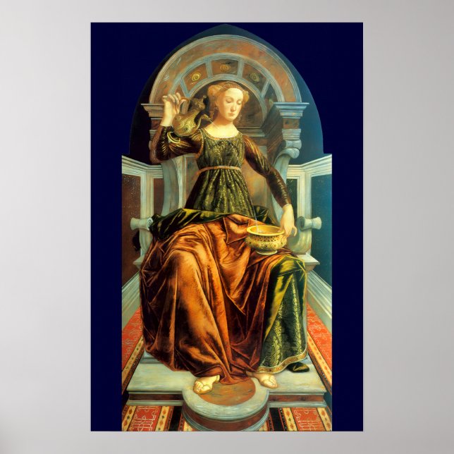 PÓSTER ANTIGUA RENAISSANCE TAROTS 14 / TEMPERANCIA (Frente)