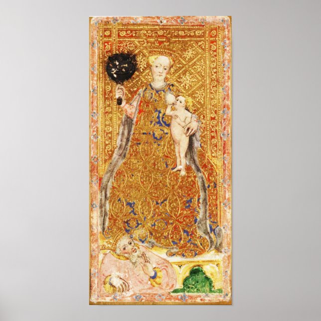 PÓSTER ANTIGUA RENAISSANTE TAROTS 2 / LA PISTA (Frente)