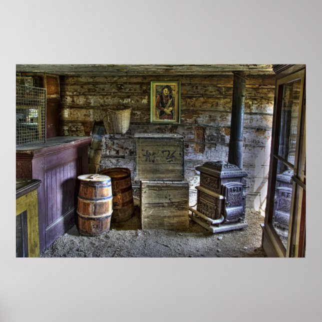 PÓSTER ANTIGUA TIENDA DE CHINA OCCIDENTAL (Frente)