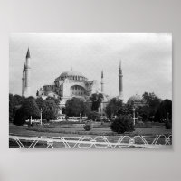 Antigua Turquía basílica de Santa Sofía de Estambu