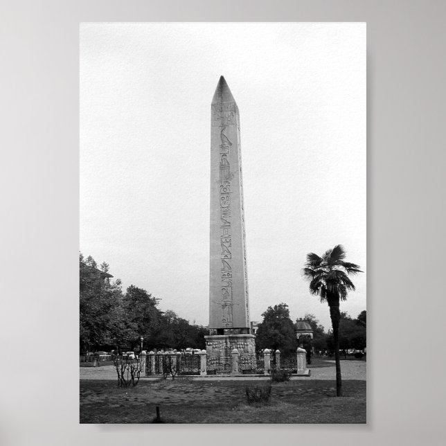 Póster Antigua Turquía Obelisco de Estambul de Teodosio (Frente)