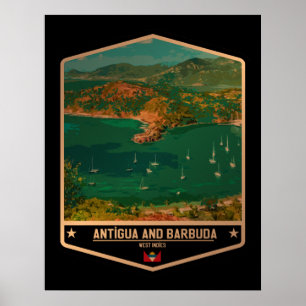 Póster Antigua y Barbuda