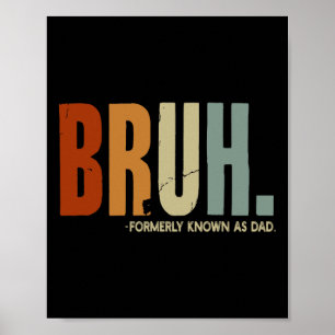 Póster Antiguamente Conocido Como Papá Papá Padre Día De 