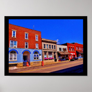 Póster Antiguas tiendas