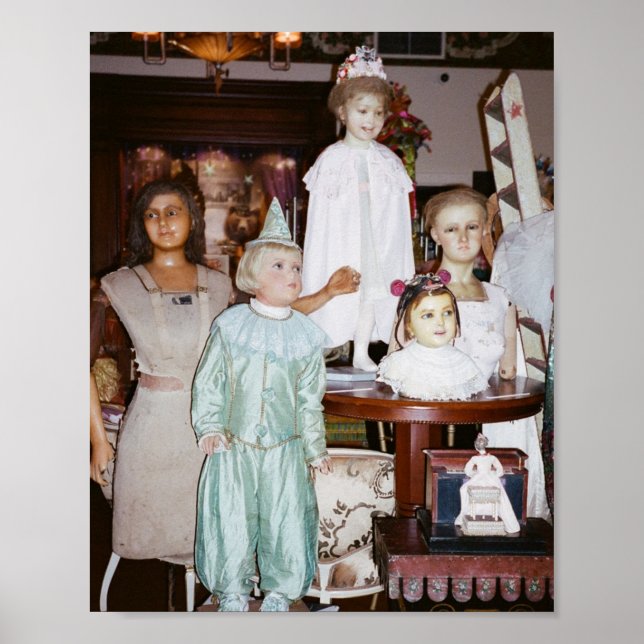 Póster Antigüedad de las muñecas vintage (Frente)