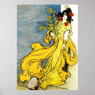Póster Antigüedad gitana vintage