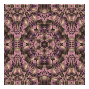 Póster Antigüedad rosada victoriana