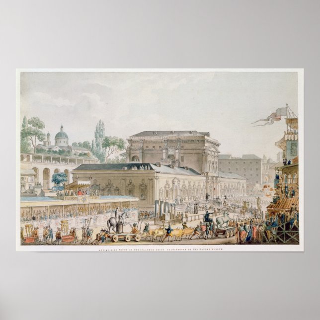 Póster Antigüedades encontradas en Herculaneum (Frente)