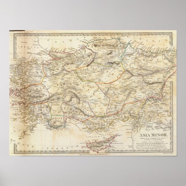 Póster Antiguo Asia Menor (Frente)