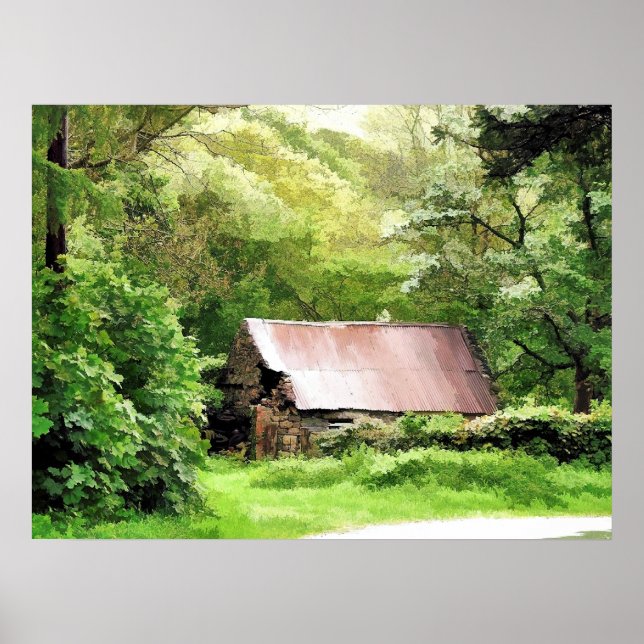 PÓSTER ANTIGUO BARN (Frente)